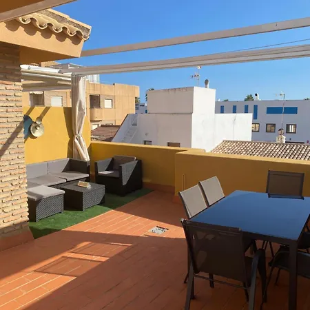 Atico Duplex 2 Linea De Playa En Apartment La Antilla
